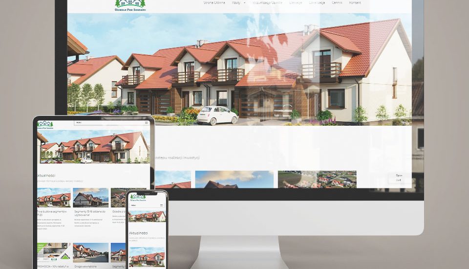 Osiedle Pod Sosnami - Domy do zamieszkania - Strona WWW