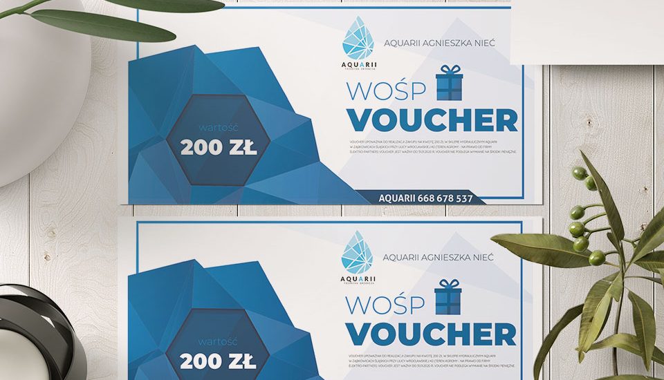 Vouchery na licytację WOŚP od AQUARII