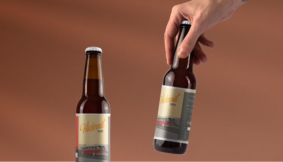 Etykieta - Piwo Hideout