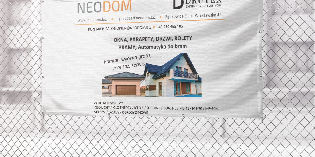 Baner Neodom - Drutex