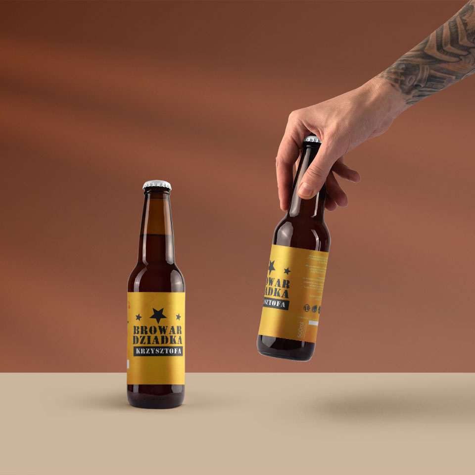 Browar Dziadka Krzysztofa - etykieta
