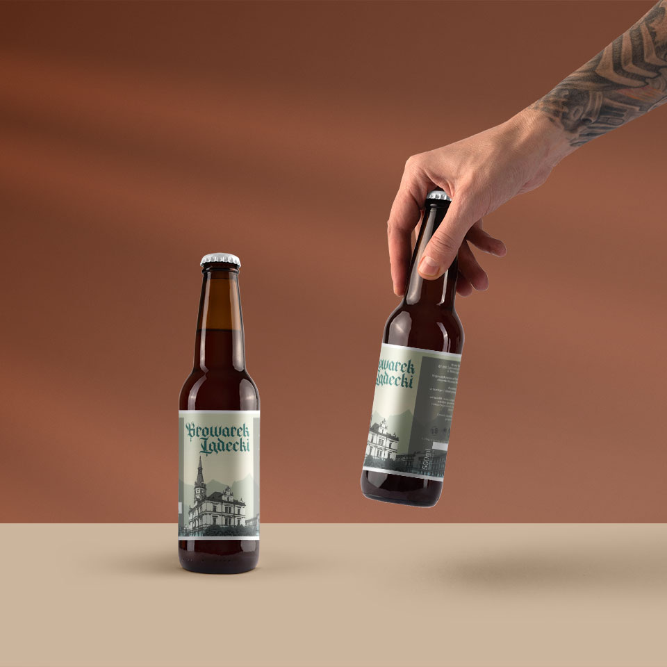Etykieta Browar Lądecki