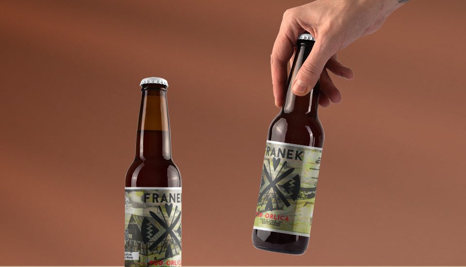 Etykieta Franek pod Orlicą - Piwo