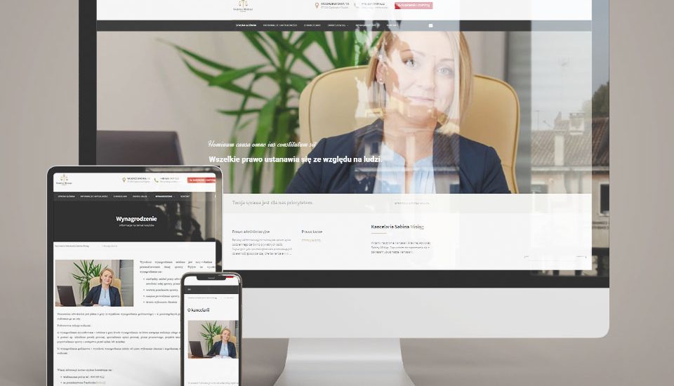 Strona kancelarii adwokackiej adwokat Sabina Misiąg