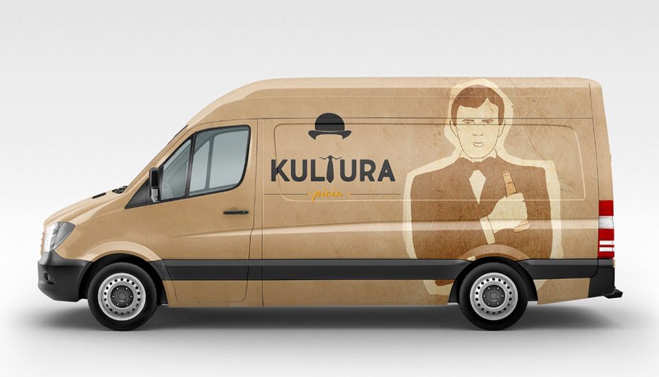 Bus Kultura Picia - wizualizacja okleiny