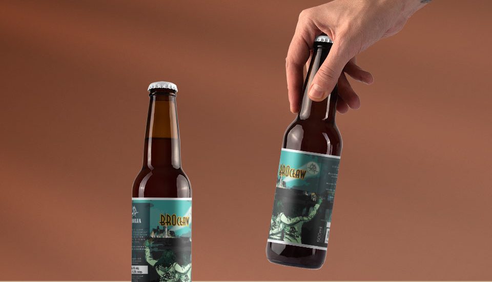 Etykieta piwa Brocław
